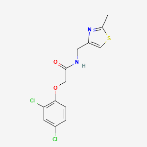 2-(2,4-dichlorophenoxy)-N-[(2-methyl-1,3-thiazol-4-yl)methyl]acetamide