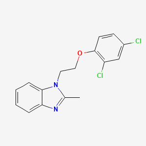 1-[2-(2,4-Dichlorophenoxy)ethyl]-2-methylbenzimidazole