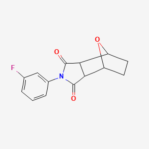 2-(3-fluorophenyl)hexahydro-1H-4,7-epoxyisoindole-1,3(2H)-dione