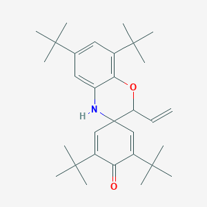2',6,6',8-tetratert-butyl-2-vinyl-3,4-dihydrospiro(2H-1,4-benzoxazine-3,4'-[2,5]cyclohexadiene)-1'-one