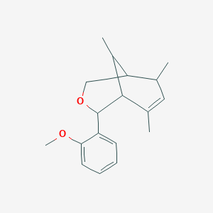 4-(2-Methoxyphenyl)-6,8,9-trimethyl-3-oxabicyclo[3.3.1]non-6-ene
