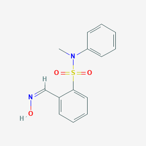 2-[(Z)-hydroxyiminomethyl]-N-methyl-N-phenylbenzenesulfonamide