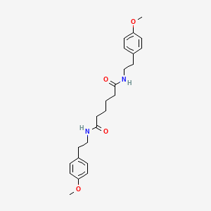 N,N'-bis[2-(4-methoxyphenyl)ethyl]hexanediamide