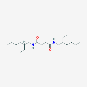 molecular formula C20H40N2O2 B4038321 N,N'-bis(2-ethylhexyl)butanediamide 