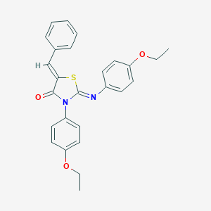 5-Benzylidene-3-(4-ethoxy-phenyl)-2-(4-ethoxy-phenylimino)-thiazolidin-4-one