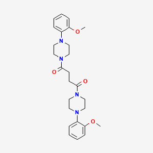 1,4-Bis[4-(2-methoxyphenyl)piperazin-1-yl]butane-1,4-dione