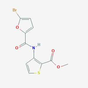 METHYL 3-{[(5-BROMO-2-FURYL)CARBONYL]AMINO}-2-THIOPHENECARBOXYLATE