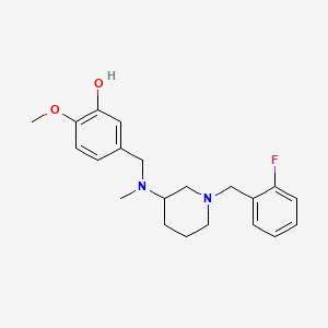 5-{[[1-(2-fluorobenzyl)-3-piperidinyl](methyl)amino]methyl}-2-methoxyphenol