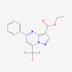 Ethyl 5-phenyl-7-(trifluoromethyl)pyrazolo[1,5-a]pyrimidine-3-carboxylate