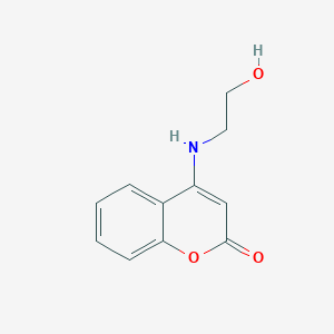 B403850 4-(2-Hydroxyethylamino)chromen-2-one CAS No. 21315-53-7