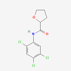 molecular formula C11H10Cl3NO2 B4038543 N-(2,4,5-三氯苯基)四氢-2-呋喃甲酰胺 