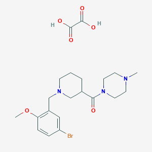 1-{[1-(5-bromo-2-methoxybenzyl)-3-piperidinyl]carbonyl}-4-methylpiperazine oxalate