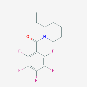 2-ethyl-1-(pentafluorobenzoyl)piperidine