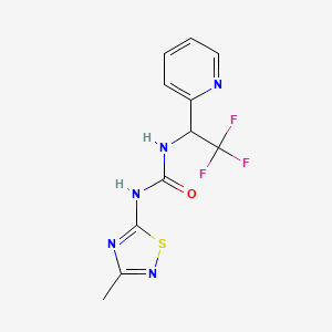 N-(3-methyl-1,2,4-thiadiazol-5-yl)-N'-(2,2,2-trifluoro-1-pyridin-2-ylethyl)urea