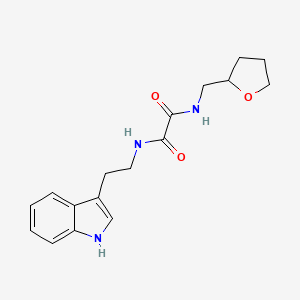 molecular formula C17H21N3O3 B4038621 N-[2-(1H-吲哚-3-基)乙基]-N'-(四氢-2-呋喃基甲基)乙二酰胺 