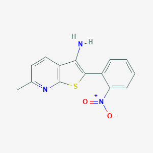 3-Amino-2-{2-nitrophenyl}-6-methylthieno[2,3-b]pyridine