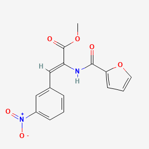 methyl (Z)-2-(furan-2-carbonylamino)-3-(3-nitrophenyl)prop-2-enoate