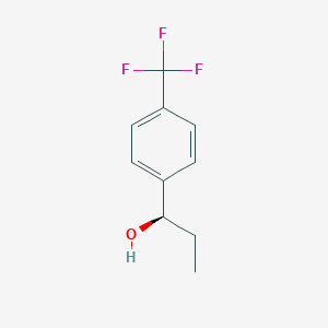 molecular formula C10H11F3O B040388 (R)-1-(4-三氟甲基苯基)-1-丙醇 CAS No. 112777-69-2