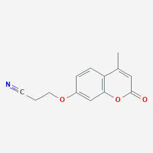 3-(4-Methyl-2-oxo-2H-chromen-7-yloxy)-propionitrile
