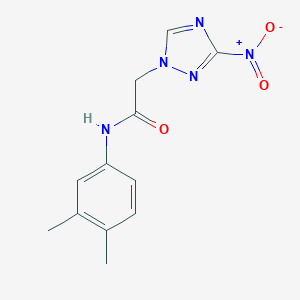 N-(3,4-dimethylphenyl)-2-(3-nitro-1H-1,2,4-triazol-1-yl)acetamide