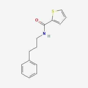 molecular formula C14H15NOS B4038853 N-(3-苯基丙基)-2-噻吩甲酰胺 