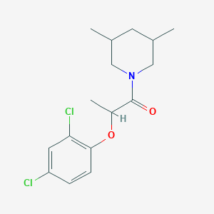 2-(2,4-Dichlorophenoxy)-1-(3,5-dimethylpiperidin-1-yl)propan-1-one