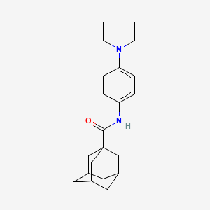 N-[4-(diethylamino)phenyl]-1-adamantanecarboxamide