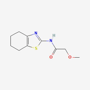 molecular formula C10H14N2O2S B4038906 2-methoxy-N-(4,5,6,7-tetrahydro-1,3-benzothiazol-2-yl)acetamide 