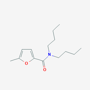 molecular formula C14H23NO2 B4038930 N,N-dibutyl-5-methylfuran-2-carboxamide 