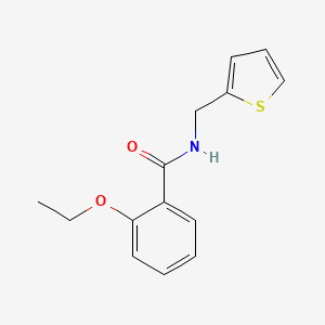 molecular formula C14H15NO2S B4039011 2-ethoxy-N-(thiophen-2-ylmethyl)benzamide 