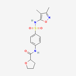 N-{4-[(3,4-DIMETHYL-5-ISOXAZOLYL)SULFAMOYL]PHENYL}TETRAHYDRO-2-FURANCARBOXAMIDE