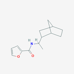 N-(1-{BICYCLO[2.2.1]HEPTAN-2-YL}ETHYL)FURAN-2-CARBOXAMIDE