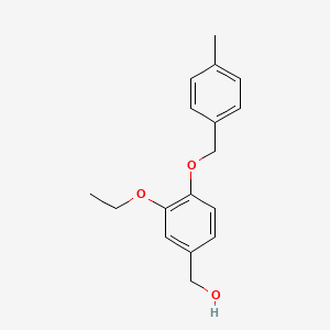 {3-ethoxy-4-[(4-methylbenzyl)oxy]phenyl}methanol