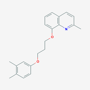 8-[3-(3,4-dimethylphenoxy)propoxy]-2-methylquinoline