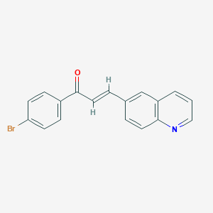 1-(4-Bromophenyl)-3-(6-quinolinyl)-2-propen-1-one