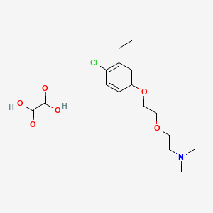 {2-[2-(4-chloro-3-ethylphenoxy)ethoxy]ethyl}dimethylamine oxalate