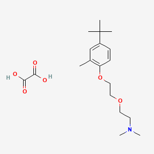 molecular formula C19H31NO6 B4039230 {2-[2-(4-叔丁基-2-甲基苯氧基)乙氧基]乙基}二甲胺草酸盐 