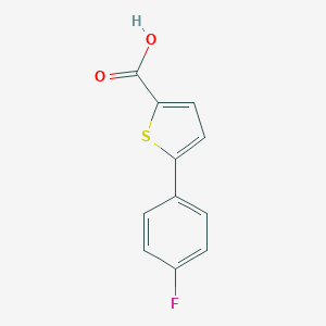 molecular formula C11H7FO2S B040393 5-(4-氟苯基)噻吩-2-羧酸 CAS No. 115933-30-7