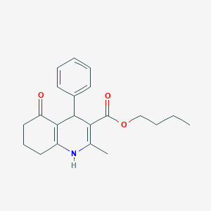 Butyl 2-methyl-5-oxo-4-phenyl-1,4,5,6,7,8-hexahydroquinoline-3-carboxylate