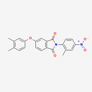 5-(3,4-dimethylphenoxy)-2-(2-methyl-4-nitrophenyl)-1H-isoindole-1,3(2H)-dione