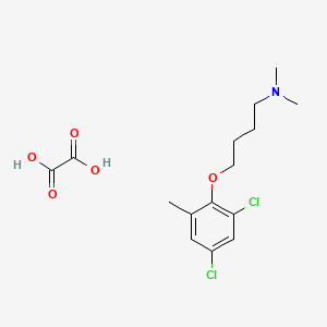 [4-(2,4-dichloro-6-methylphenoxy)butyl]dimethylamine oxalate