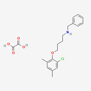 N-benzyl-4-(2-chloro-4,6-dimethylphenoxy)-1-butanamine oxalate