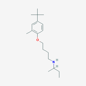 N-butan-2-yl-4-(4-tert-butyl-2-methylphenoxy)butan-1-amine