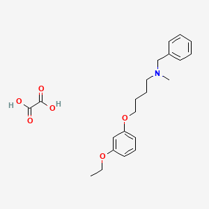 N-benzyl-4-(3-ethoxyphenoxy)-N-methylbutan-1-amine;oxalic acid