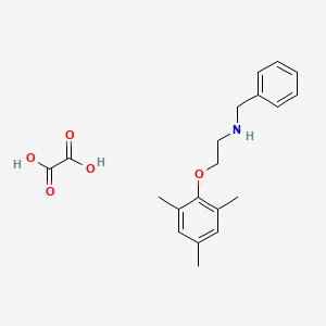 molecular formula C20H25NO5 B4039499 N-benzyl-2-(mesityloxy)ethanamine oxalate 