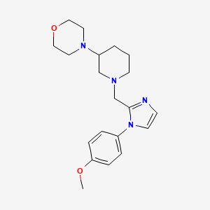 molecular formula C20H28N4O2 B4039518 4-(1-{[1-(4-methoxyphenyl)-1H-imidazol-2-yl]methyl}-3-piperidinyl)morpholine 