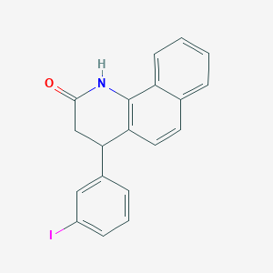 4-(3-Iodophenyl)-3,4-dihydrobenzo[h]quinolin-2(1H)-one