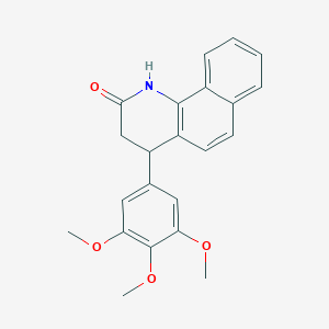 4-(3,4,5-trimethoxyphenyl)-3,4-dihydrobenzo[h]quinolin-2(1H)-one