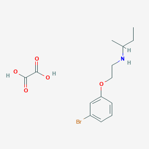 N-[2-(3-bromophenoxy)ethyl]-2-butanamine oxalate