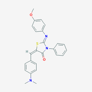 5-[4-(Dimethylamino)benzylidene]-2-[(4-methoxyphenyl)imino]-3-phenyl-1,3-thiazolidin-4-one